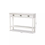 Garvey French Provincial Finished Wood 3-Drawer Entryway Console Table