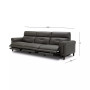CLOSEOUT! Jazlo 3-Pc. Leather Sectional with 3 Power Recliners, Created for Macy's
