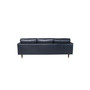 Maebelle 101" Leather Sofa With Chaise