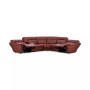 Thaniel 6-Pc. Leather Sectional with 2 Power Recliners and 1 USB Console