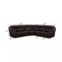 CLOSEOUT! Daventry 5-Pc. Leather Sectional Sofa With 3 Power Recliners, Power Headrests And USB Power Outlet