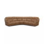 CLOSEOUT! Daventry 5-Pc. Leather Sectional Sofa With 3 Power Recliners, Power Headrests And USB Power Outlet
