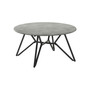 Round Coffee Table with Hairpin Legs