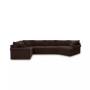 CLOSEOUT! Wedport 3-Pc. Fabric Sectional with Cuddler Chaise