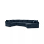 CLOSEOUT! Wedport 3-Pc. Fabric Sectional with Cuddler Chaise