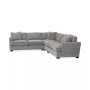 CLOSEOUT! Juliam 4-Pc. Fabric "L" Shape Sectional Sofa