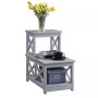 Oxford 2 Step Chairside End Table