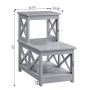 Oxford 2 Step Chairside End Table