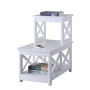 Oxford 2 Step Chairside End Table