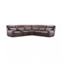Dextan Leather 6-Pc. Sectional with 3 Power Recliners and 1 USB Console