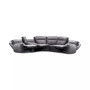 Dextan Leather 6-Pc. Sectional with 3 Power Recliners and 1 USB Console