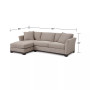 Elliot II 107" Fabric 2-Pc. Chaise Sleeper Sectional Sofa