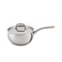 Belly 18/10 Stainless Steel 3.2 Quart Sauce Pan with Lid