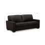 Ennia 75" Leather Apartment Sofa
