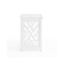 Coventry Wood End Table with Tray Shelf and Bottom Shelf
