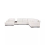 Darrium 5Pc Leather Sectional with Console