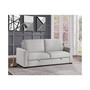 White Label Aragon 77" Convertible Studio Sofa with Pull-Out Bed