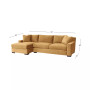 Marristin 121" 2-Pc. Fabric Chaise Sectional