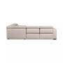 Nevio 124" 5-Pc. Fabric Sectional Sofa with Chaise