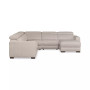 Nevio 124" 5-Pc. Fabric Sectional Sofa with Chaise