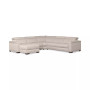Nevio 124" 5-Pc. Fabric Sectional Sofa with Chaise
