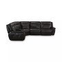 Lenardo 6-Pc. Leather Sectional with 3 Power Recliners and Console