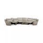 Lenardo 6-Pc. Leather Sectional with 3 Power Recliners and Console