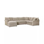 Wrenley 138" 3-Pc. Fabric Sectional Chaise Sofa