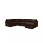 CLOSEOUT! Wedport 3-Pc. Fabric Sectional with Chaise