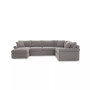 CLOSEOUT! Wedport 3-Pc. Fabric Sectional with Chaise