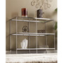 Ashe Glam Mirrored Console Table