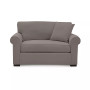 Astra 59" Roll Arm Fabric Chair Bed