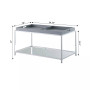Palm Beach Coffee Table with Shelf and Removable Trays