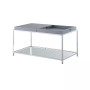 Palm Beach Coffee Table with Shelf and Removable Trays