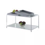 Palm Beach Coffee Table with Shelf and Removable Trays