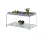 Palm Beach Coffee Table with Shelf and Removable Trays