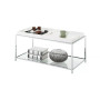 Palm Beach Coffee Table with Shelf and Removable Trays