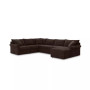 CLOSEOUT! Wedport 5-Pc. Fabric Modular Sectional with Chaise