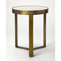 Butler Elton Marble and Metal Table