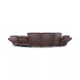 Dextan Leather 5-Pc. Sectional with 3 Power Recliners