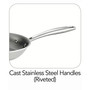 Gourmet Tri-Ply Clad 8 in Fry Pan