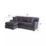 Brekton 2-Pc. Fabric Loveseat with Chaise