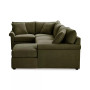 Wrenley 138" 4-Pc. Fabric Modular Chaise Sleeper Sectional Sofa