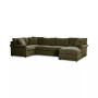 Wrenley 138" 4-Pc. Fabric Modular Chaise Sleeper Sectional Sofa