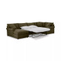 Wrenley 138" 4-Pc. Fabric Modular Chaise Sleeper Sectional Sofa
