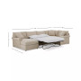 Wrenley 138" 4-Pc. Fabric Modular Chaise Sleeper Sectional Sofa