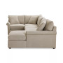 Wrenley 138" 4-Pc. Fabric Modular Chaise Sleeper Sectional Sofa
