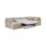 Wrenley 138" 4-Pc. Fabric Modular Chaise Sleeper Sectional Sofa