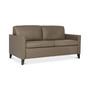Priley 70" Leather Queen Sleeper Sofa