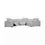 Jenneth 5-Pc. Leather Sofa with 2 Power Motion Recliners and Cuddler